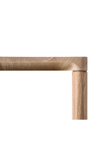 6725 PILOTI SIDE TABLE IN SMOKED OAK WOOD