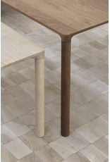 6725 PILOTI SIDE TABLE IN SMOKED OAK WOOD