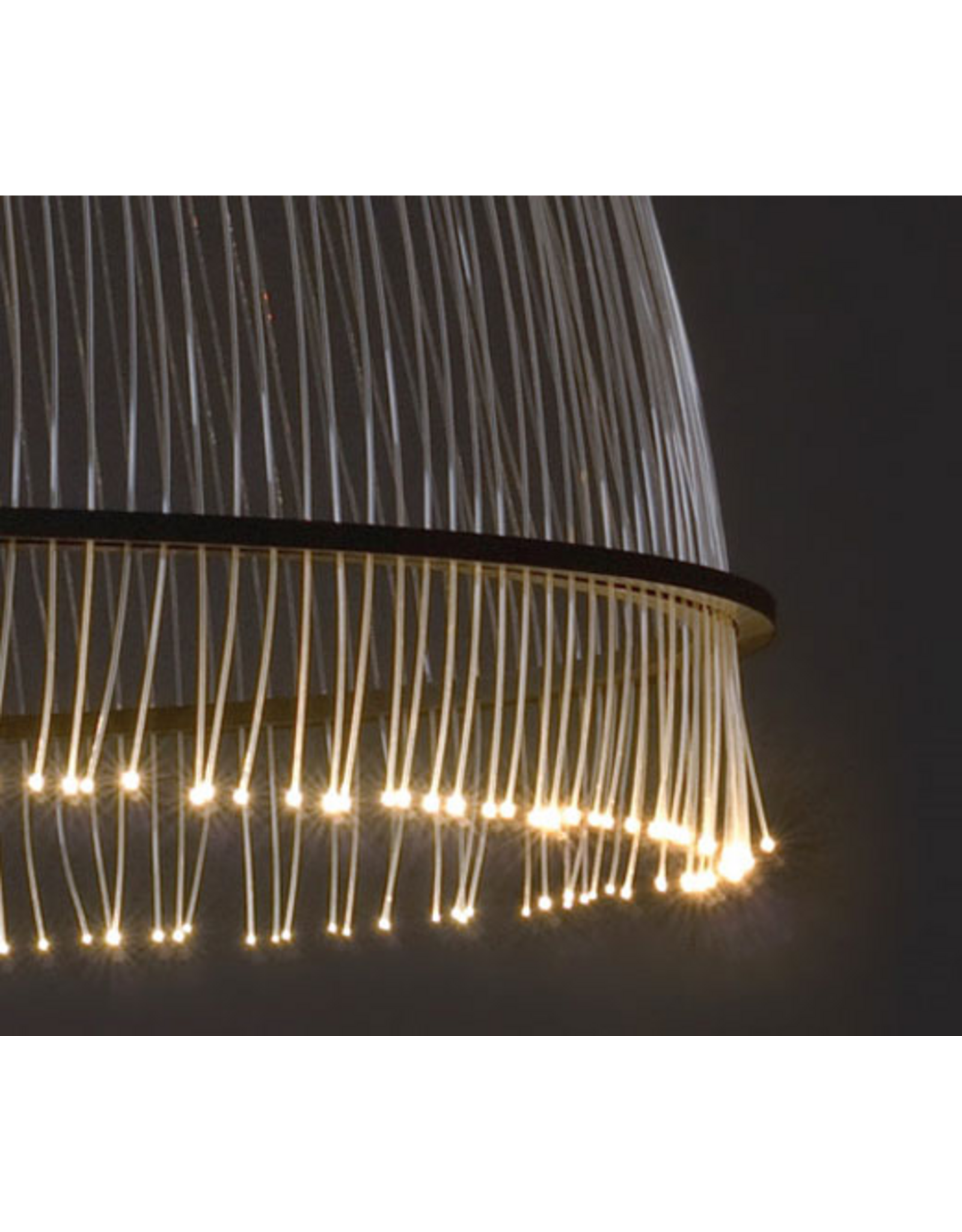 (SHOWROOM ITEM) BLACK FIBER 90 - LED PENDANT WITH DOWNLIGHT
