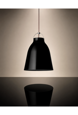 CARAVAGGIO STEEL PENDANT LIGHT IN BLACK HIGH GLOSS LACQUER