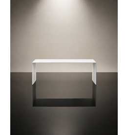 L1500 THINNER COFFEE TABLE IN WHITE LAMINATE