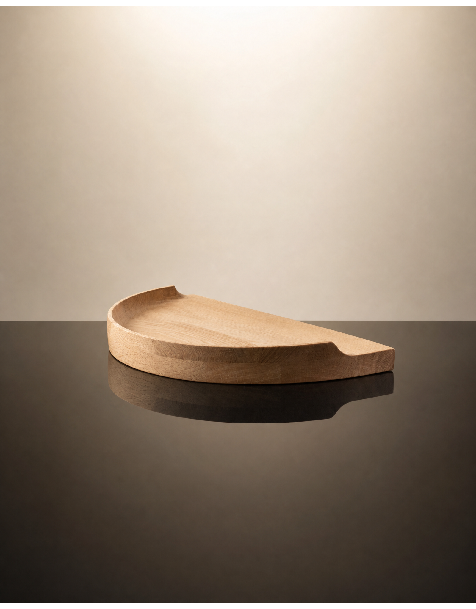 ARCUS CONSOLE SHELF IN NATURAL OIL OAK