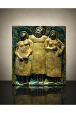 WALL PLAQUE 快乐男人与两个漂亮女士墙匾
