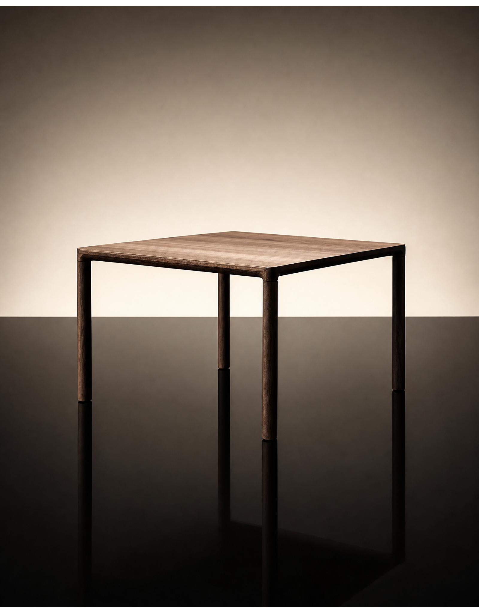 30% OFF - 6725 PILOTI SIDE TABLE IN SMOKED OAK WOOD