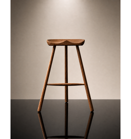 THE SHOEMAKER CHAIR IN 69CM HEIGHT, OILED IROKO