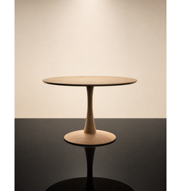 ND109 TRISSE ROUND PEDESTAL FOOT DINING TABLE