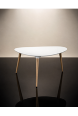 (SHOWROOM ITEM) 1230 ICICLE TRIANGULAR COFFEE TABLE