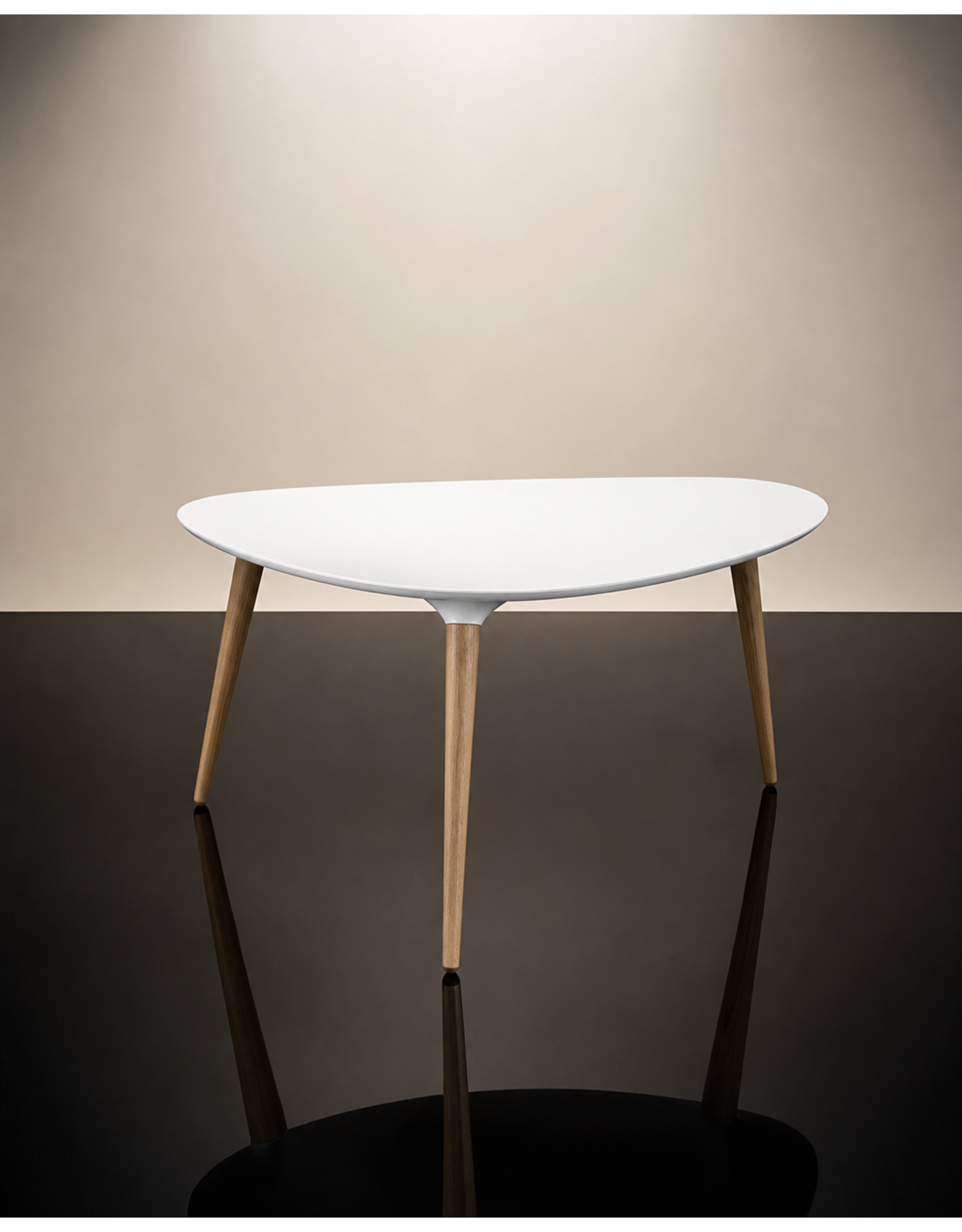 (SHOWROOM ITEM) 1230 ICICLE TRIANGULAR COFFEE TABLE
