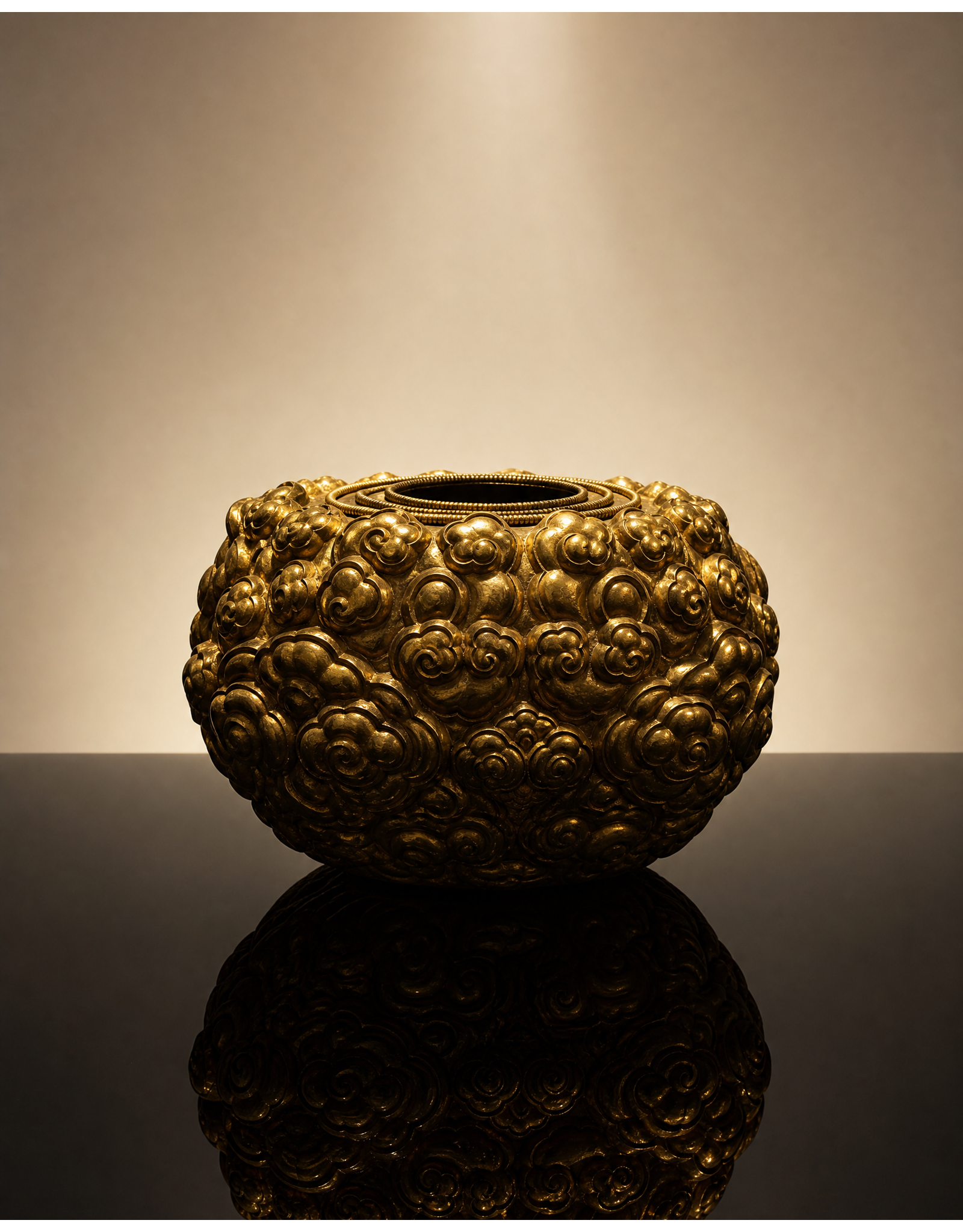 CLOUD BOWL, CRAFTED IN COPPER