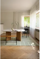 NORDICMODERN RUG VK-1 橄欖綠/白色 地氈