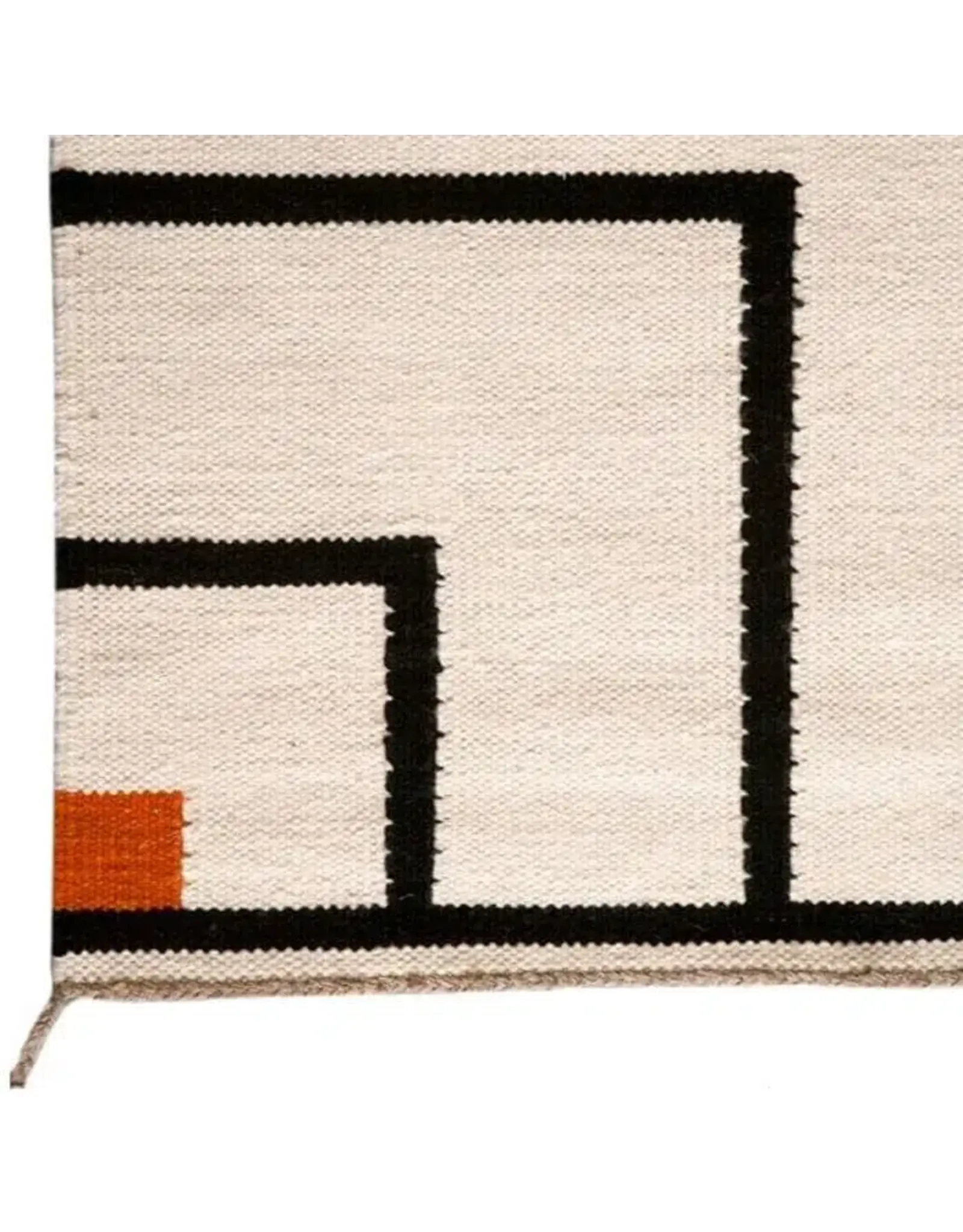 NORDICMODERN RUG VK-1 IN WHITE/BLACK  COLOUR