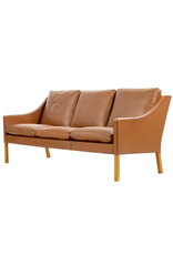 2209 3-SEATER SOFA IN WALNUT LEATHER