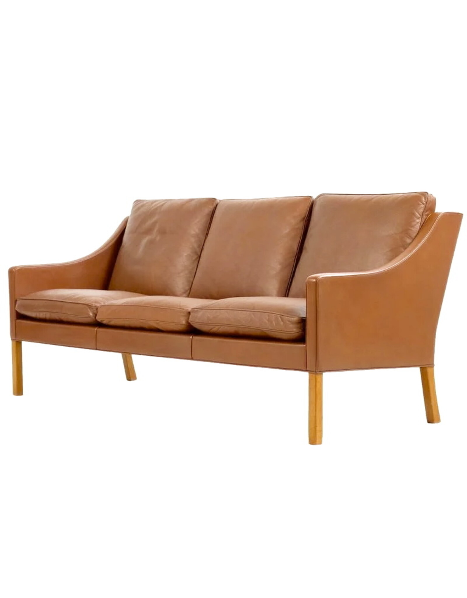 2209 3-SEATER SOFA IN WALNUT LEATHER