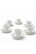 1960's SET OF RICE PORCELAIN COFFEE SERVICE  FOR 6