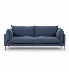 BUTTERFLY SOFA IN BLUE FABRIC