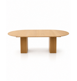 TEN TABLE (ROUND) WITH 2 EXTENSION LEAVES