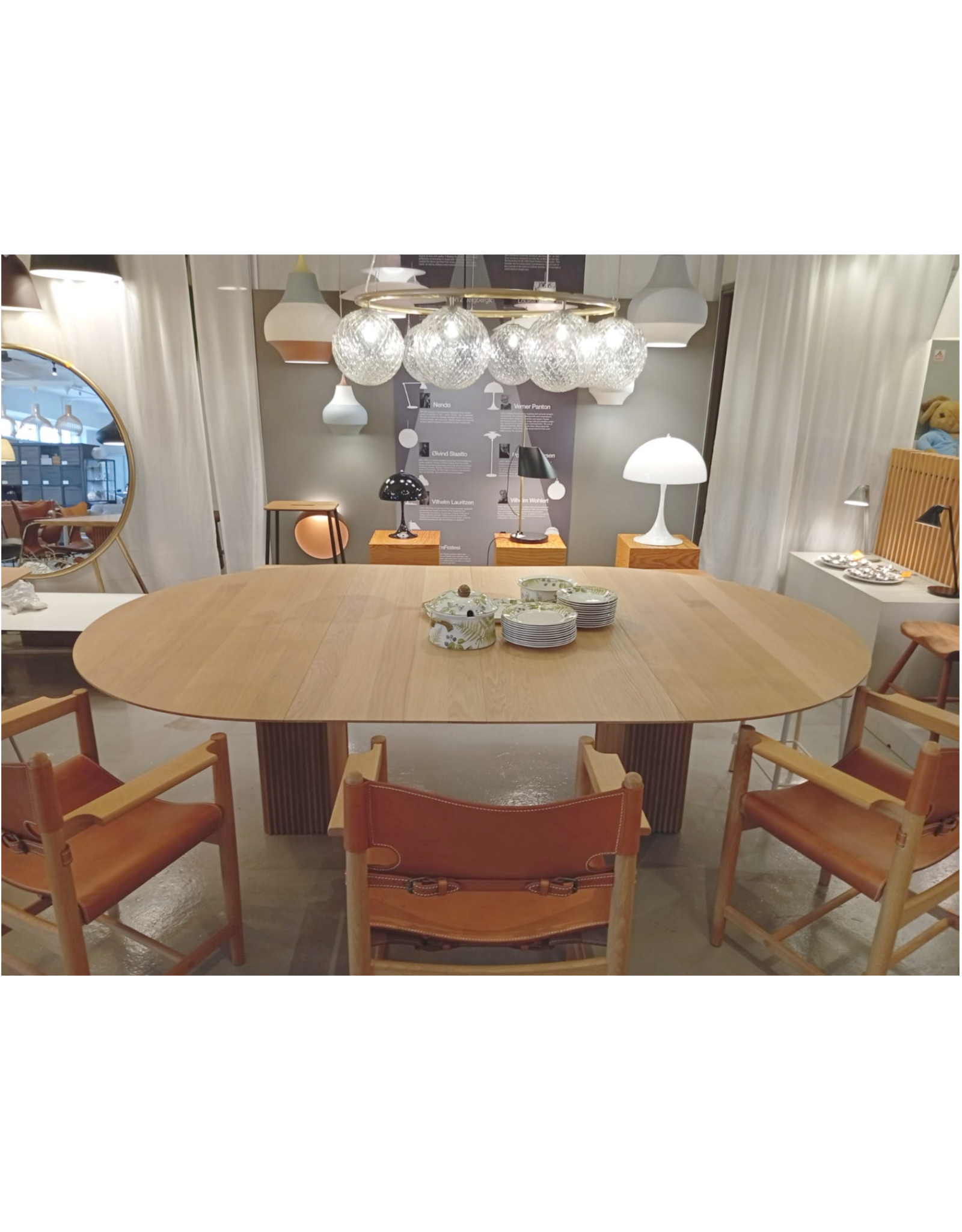 TEN 圓形餐桌連2件延展板