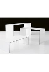 L1500 THINNER COFFEE TABLE IN WHITE LAMINATE