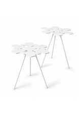 (BARGAIN CORNER) SNOWFLAKES SET OF SIDE TABLES