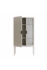 FRAME SEMI CABINET IN DARK SAND
