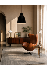 CARAVAGGIO STEEL PENDANT LIGHT IN BLACK HIGH GLOSS LACQUER
