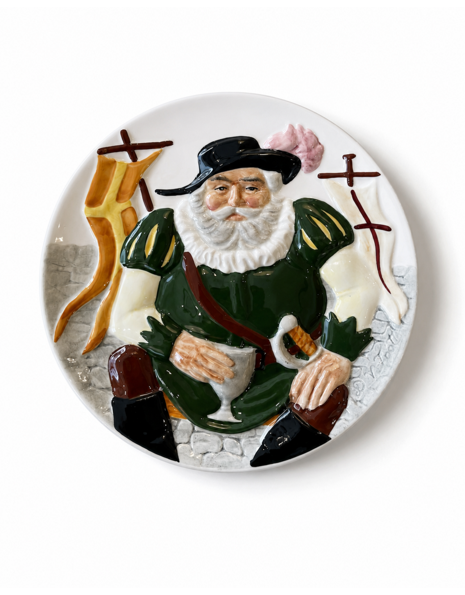 LIMITED EDITION DAVENPORT POTTERY TOBY WALL PLATE