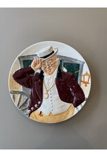 LIMITED EDITION DAVENPORT POTTERY TOBY WALL PLATE