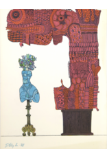 BEAUTY & THE BEAST COLOURED LITHOGRAPH
