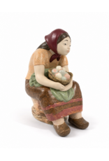 1970's 稀有的農婦 ZAPHIR 小雕像