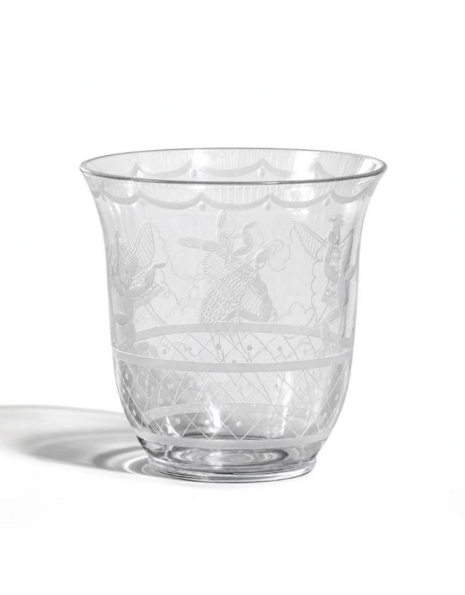 ETCHED GLASS 蚀刻玻璃“仙人掌”花瓶