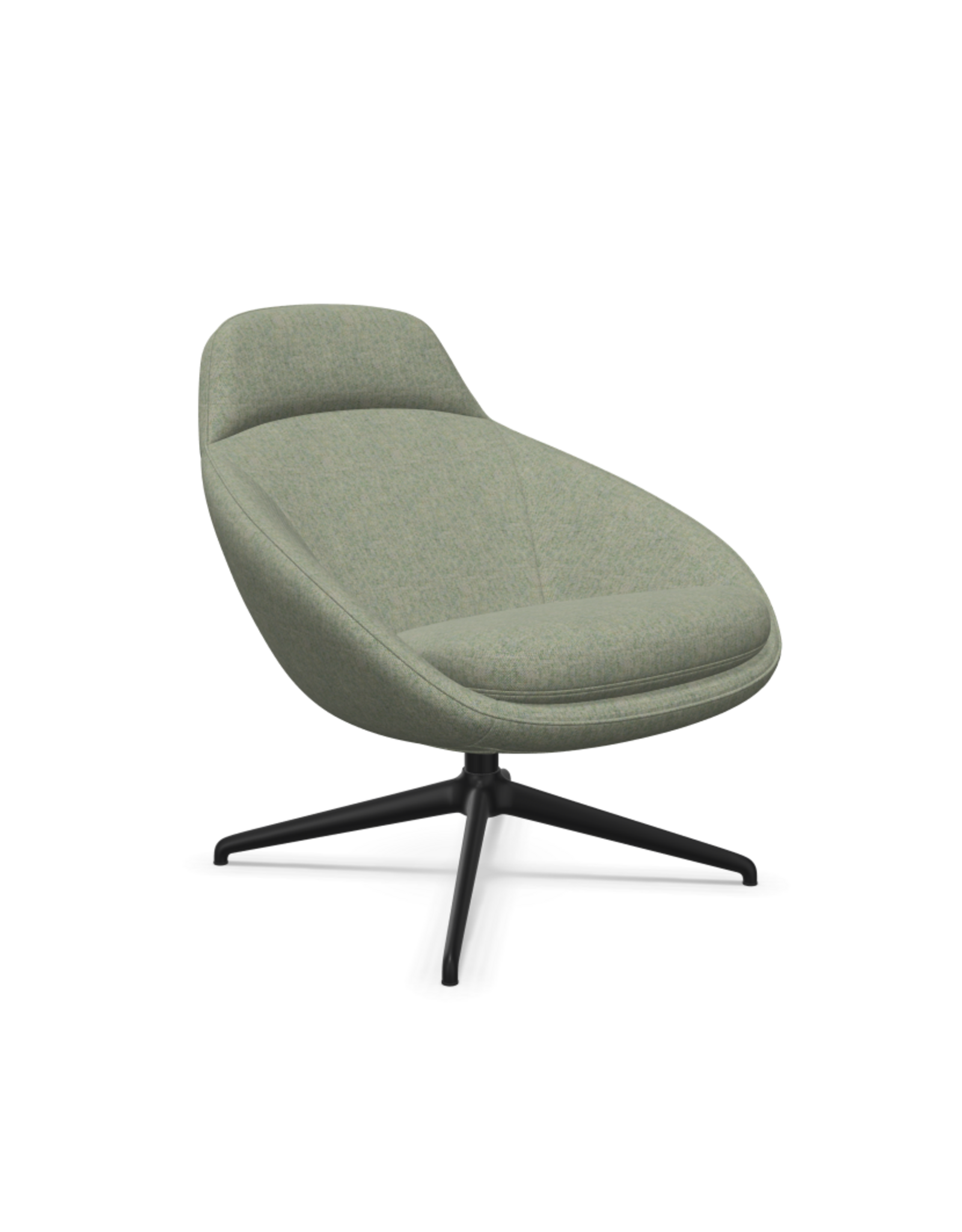 SCADIO LOW BACK SWIVEL ARMCHAIR