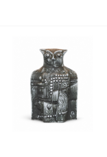 CERAMIC SCULPTURE 黑猫头鹰的陶瓷雕塑