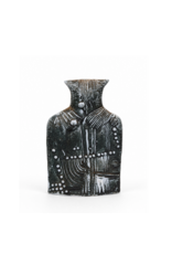 CERAMIC SCULPTURE 黑猫头鹰的陶瓷雕塑