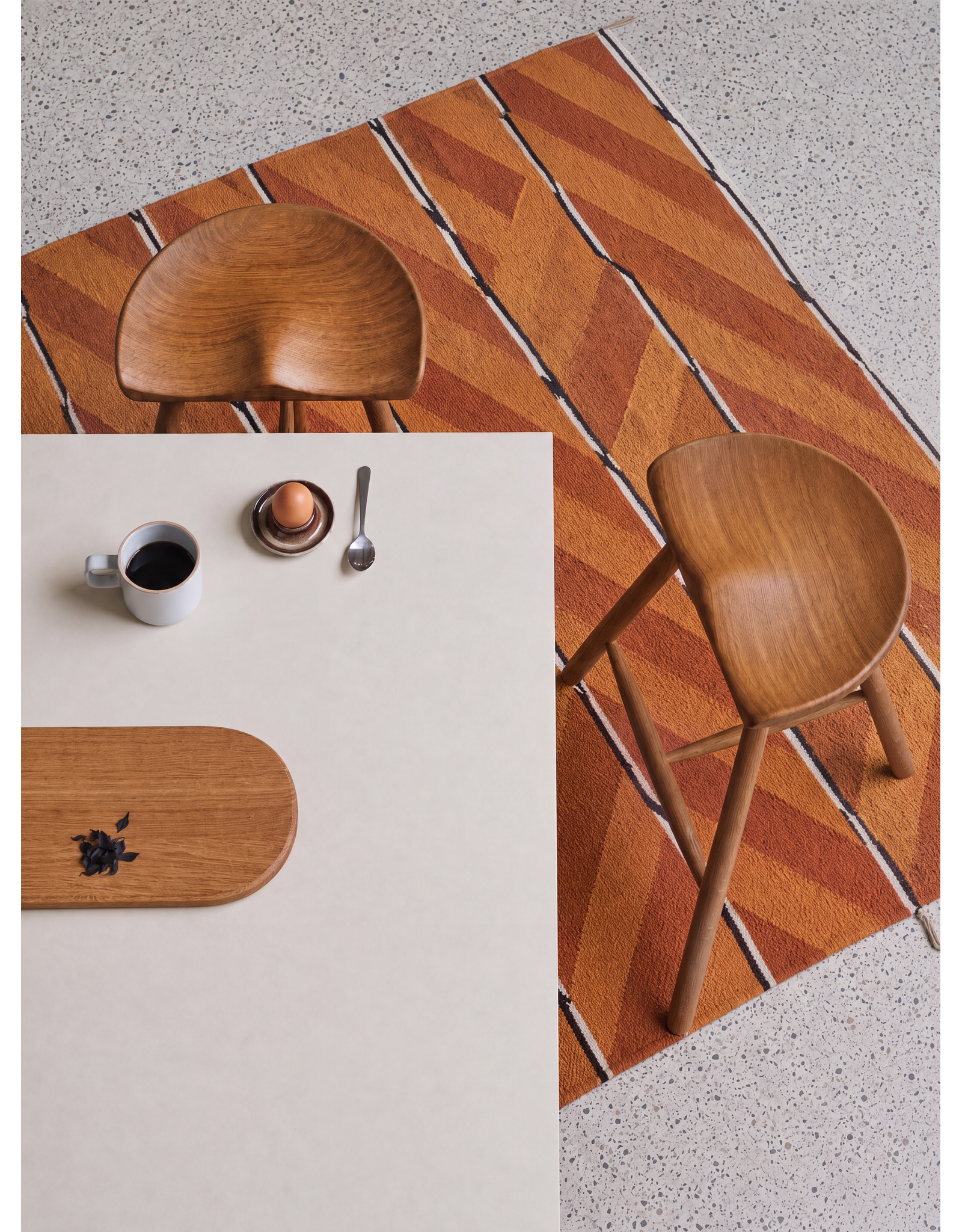 THE SHOEMAKER CHAIR IN 69CM HEIGHT, OILED IROKO