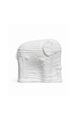 CERAMIC SCULPTURE OF WHITE ELEPHANT
