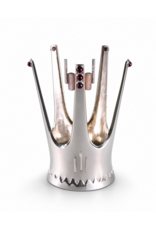 FIVE-PRONGED SILVER BRIDAL CROWN