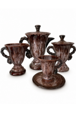 RARE COCOA SERVICE 稀有可可陶器餐具 8人份)