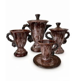 RARE COCOA SERVICE 稀有可可陶器餐具 (8人份)