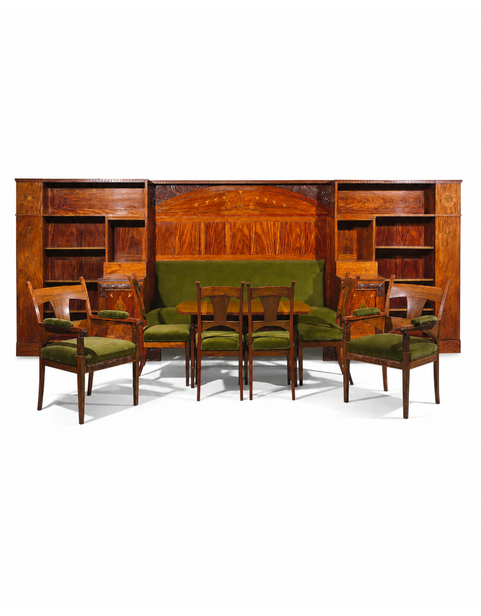 ARTS AND CRAFTS LIBRARY SUITE