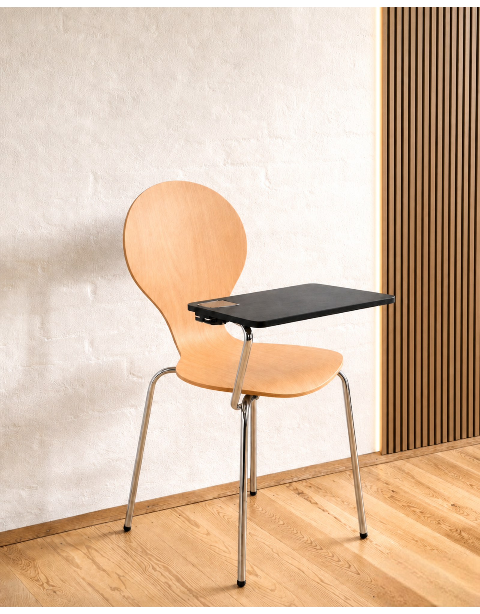(BARGAIN CORNER) RONDO CHAIR WITH BLACK TABLET