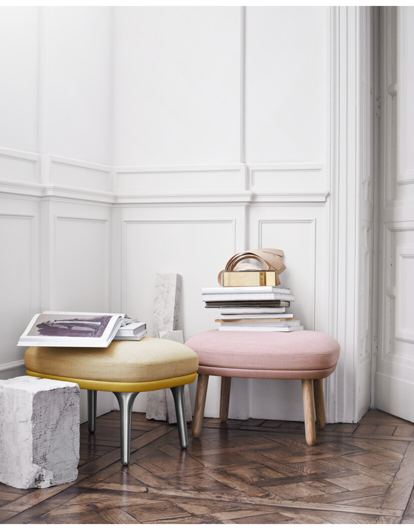 (BARGAIN CORNER) JH11 MATCHING FOOTSTOOL