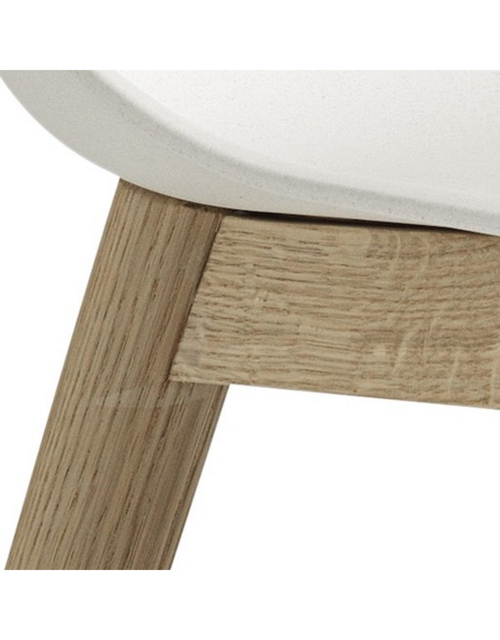 FIBER SIDE CHAIR, SHELL IN WHITE