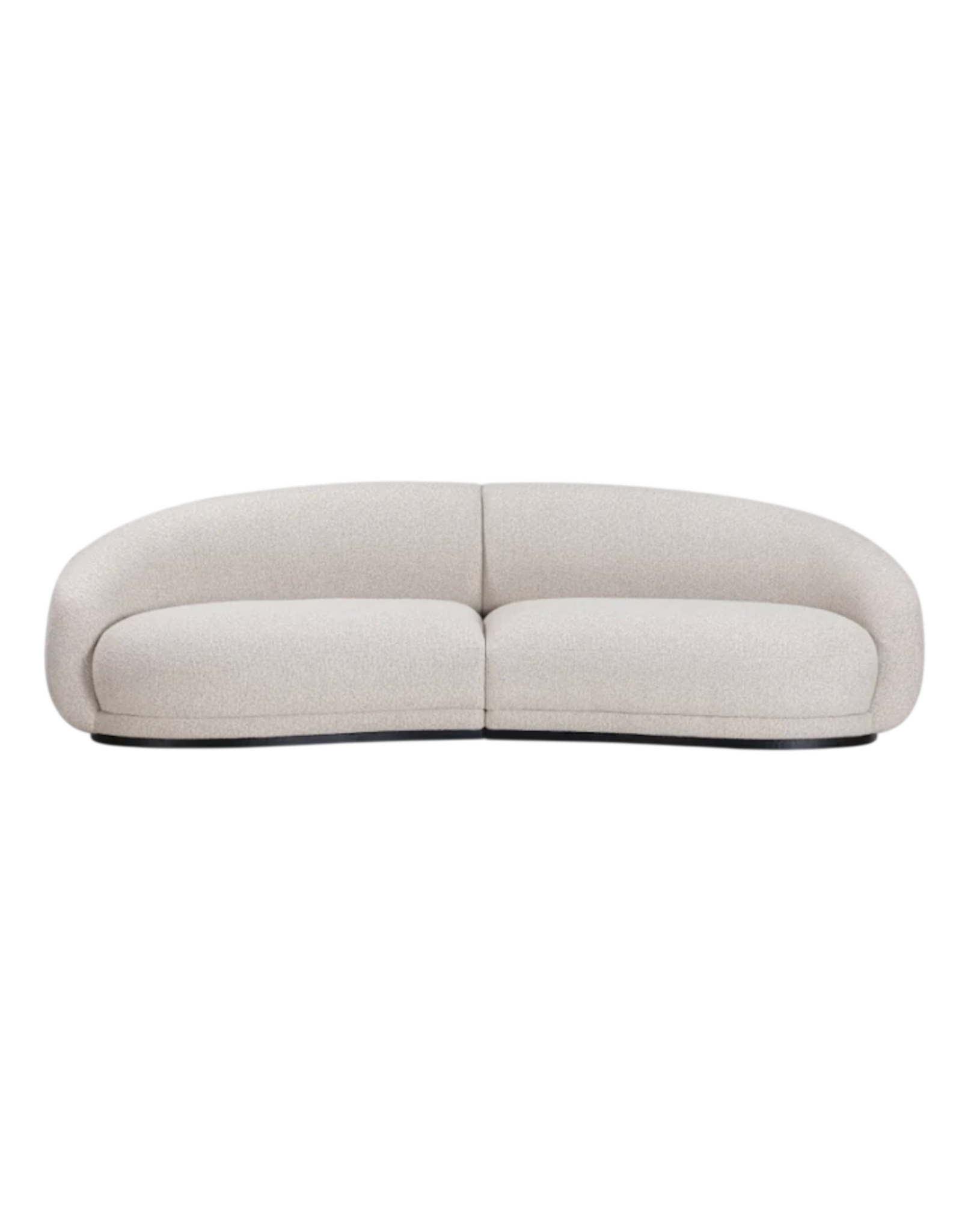MONTHOLON CURVED 3 SEATER SOFA
