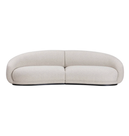 MONTHOLON CURVED 3 SEATER SOFA