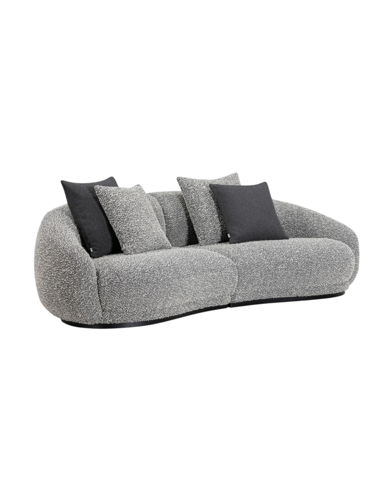 MONTHOLON CURVED 3 SEATER SOFA