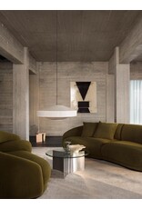 MONTHOLON CURVED 3 SEATER SOFA