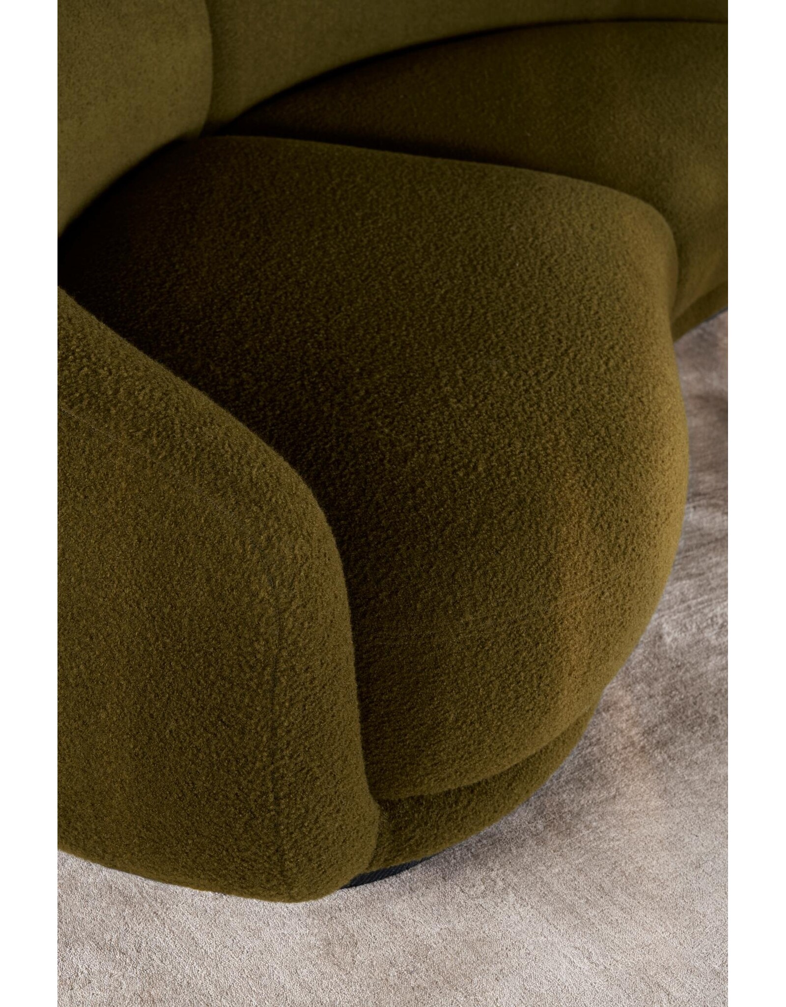 MONTHOLON CURVED 3 SEATER SOFA