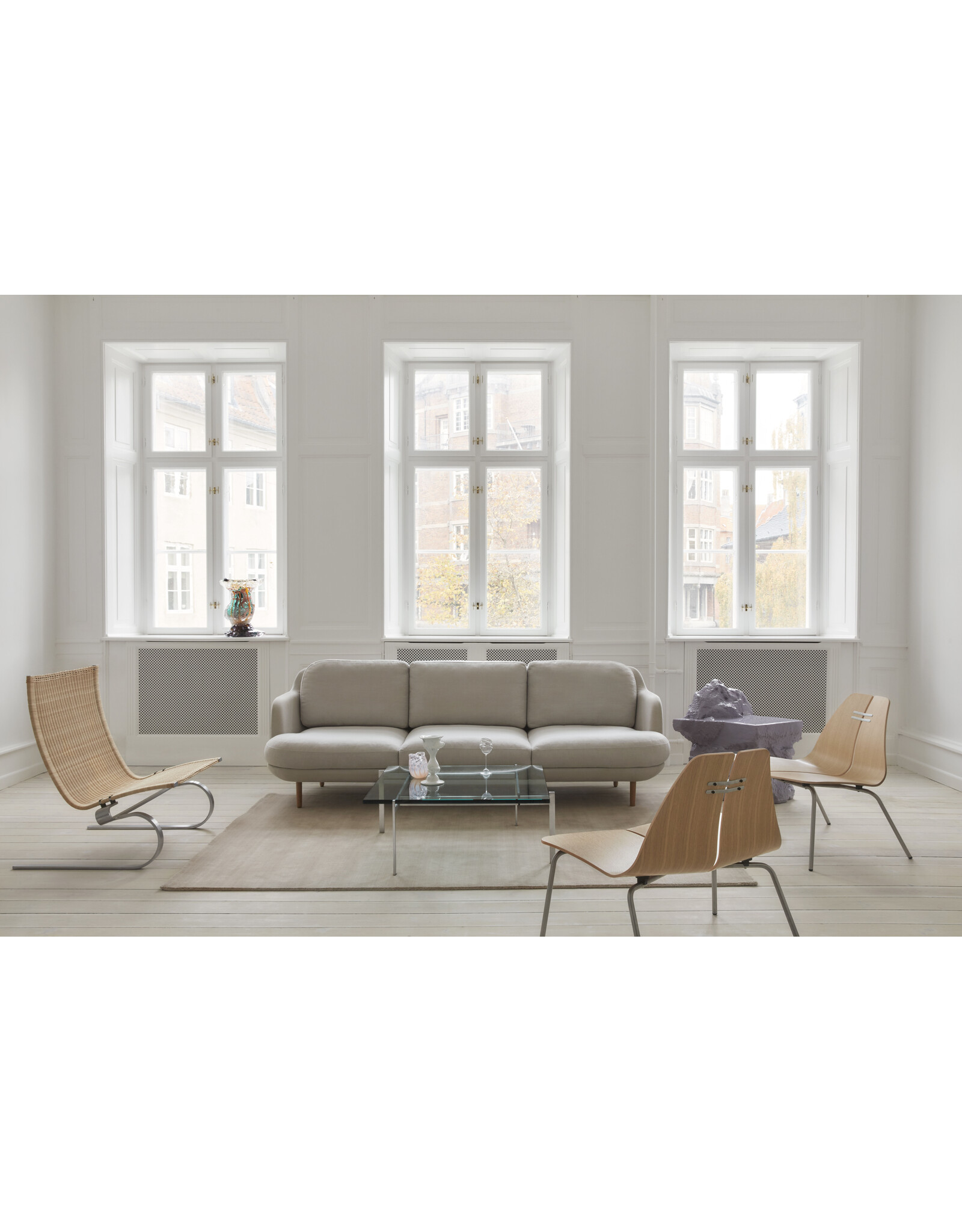 PK20 LOUNGE CHAIR IN WICKER