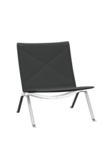 PK22 LOUNGE CHAIR IN HAZE LEATHER