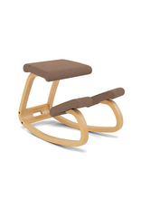 VARIABLE BALANS KNEELING CHAIR IN  BROWN  FABRIC